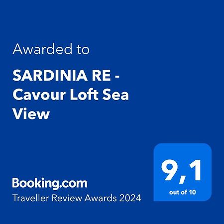 Sardinia Re - Cavour Loft Sea View Apartment Алгеро Екстериор снимка